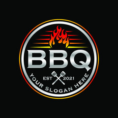 BBQ can be use for icon, sign, logo and etc