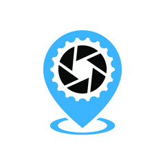 Camera Shutter can be use for icon, sign, logo and etc