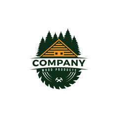 classic emblem wood products logo 