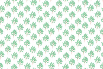 tree branch leaves seamless pattern. Vector illustration. Leaves seamless pattern for wrapping, textile, wallpaper, paper. Eucalyptus tree natural branches with green leaves seamless pattern