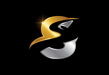 Initial Letter S with backspace S or pathway Logo design vector template, Graphic Alphabet Symbol for Corporate Business Identity