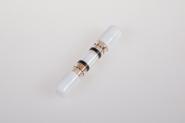 Test of alcohol Alcoholic drink breathalyzer in grey background