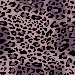 Full seamless leopard cheetah texture animal skin pattern vector. Design for textile fabric printing. Suitable for fashion use.