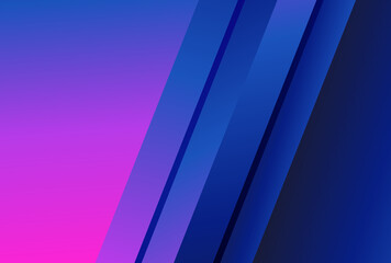 Pink and Blue Gradient Diagonal Lines Background Illustration - 475807929
