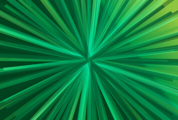 Abstract Green Burst Background Vector