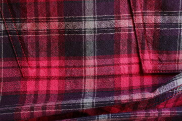 red plaid