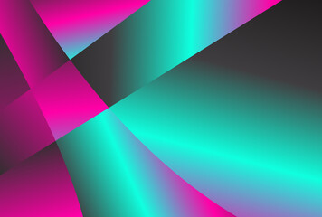 Fototapeta na wymiar Geometric Shapes Pink Blue and Grey Gradient Background