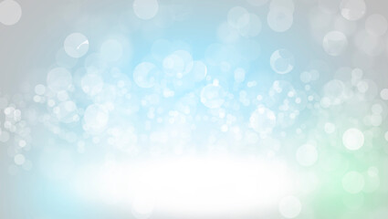 Abstract bokeh background gray Blue and white
