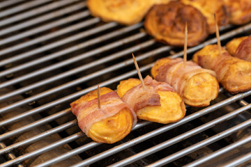 Traditional polish smoked cheese 