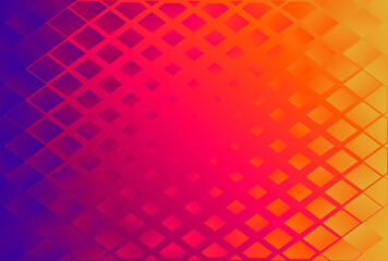 Pink Blue and Orange Gradient Geometric Shapes Background Vector Illustration