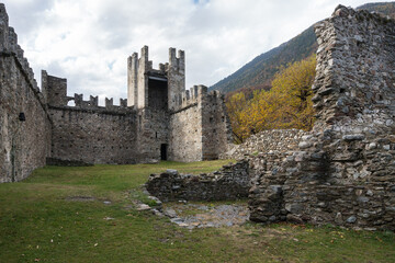 Fototapeta na wymiar San Faustino castle
