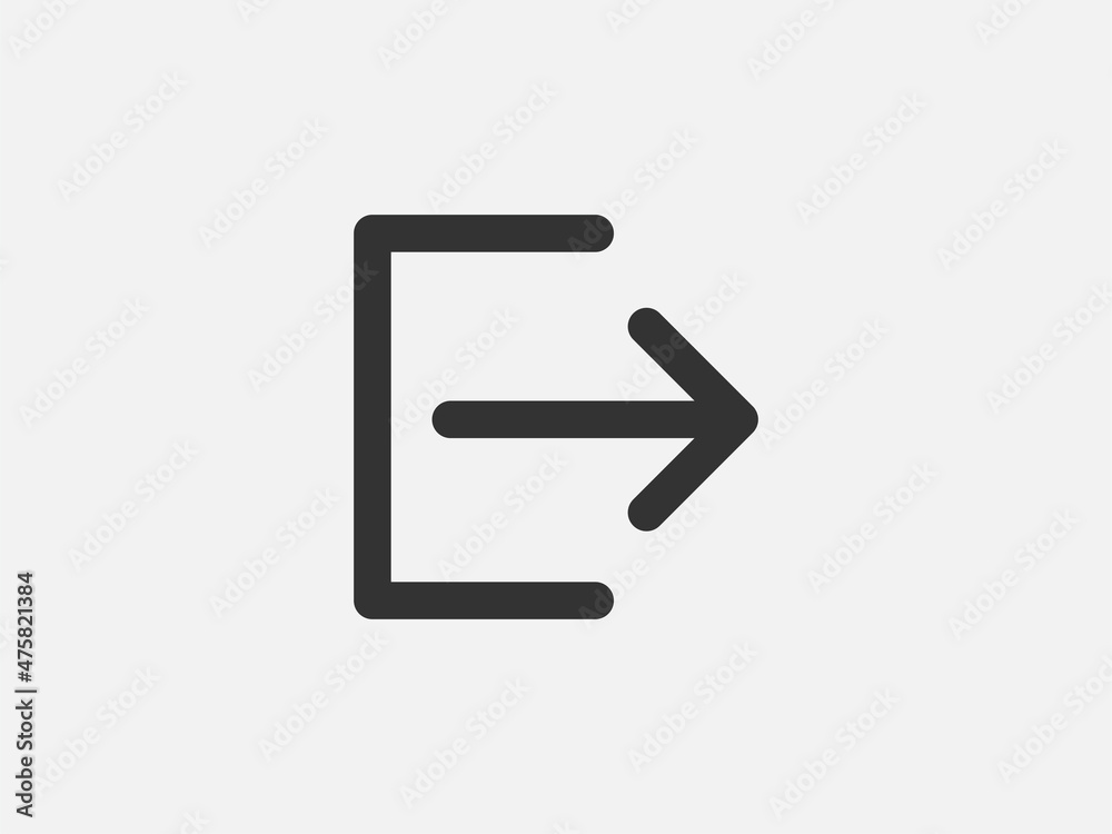 Aufkleber close icon vector sign. cancel symbol web design. error, denied, avoid or wrong data button.