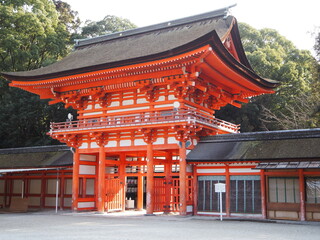神社 建築 門 日本 京都