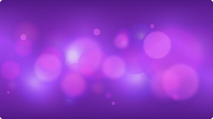 Purple bokeh light background in the dark night  © marisamanee