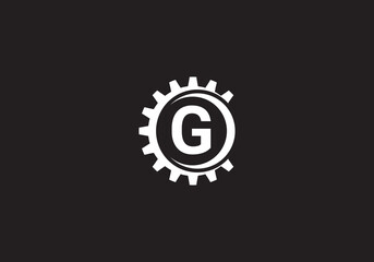 this is a creative G letter rounded icon design