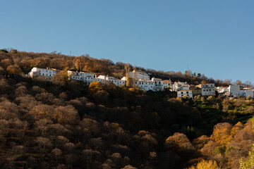 Pujerra pueblo de montaña de Málaga paisaje de montaña  Andalucía España	