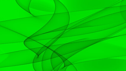Hintergrund abstrakt 8K grün schwarz hellgrün dunkelgrün Wellen Linien Kurven Verlauf