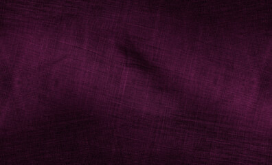 Luxurious dark purple color abstract texture background of linen fabric