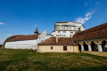 Fototapeta na wymiar The castle church of Prejmer in Romania