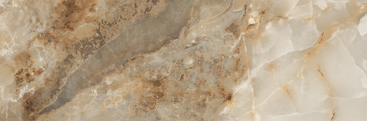 Onyx Natural Marble Stone Brown White Combination Background Structure