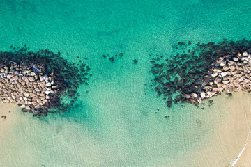 Stones in the sea