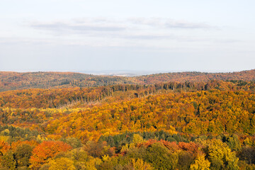 autumn landscape in the mountains