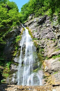 The waterfall near Sutovo in Slovakia with its height of 38m. It is located in Mala Fatra.