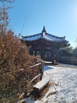snowy park in YangChon