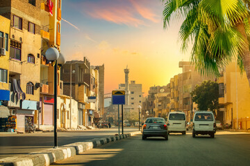 Road and street of Luxor