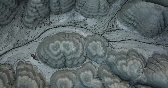 Clay Hills View in Nallihan. They Are Hills Created By The Wear Of Clay Layers With Different Resistance. Nallihan is a district of Ankara Province.        