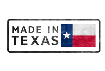 Fototapeta premium Made in Texas - quality label