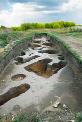 Archaeological excavation in the Bulgarian Historical and Archaeological ComplexTatarstan