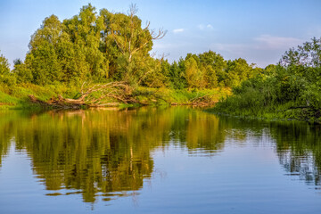 Fototapeta na wymiar Pripyat River in Belarus