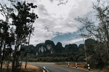 road in the mountains