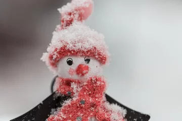 Türaufkleber Snowman © Galyna Andrushko