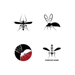 mosquito logo vector template