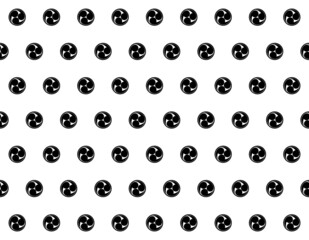 左三つ巴模様　和風背景素材