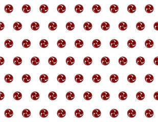 左三つ巴模様　和風背景素材