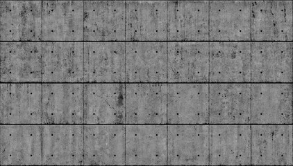 Fototapeta premium Textured gray concrete wall background, minimalist contemporary wall pattern design