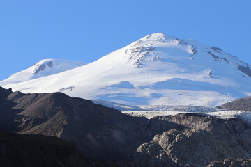 snow covered mountain Elbrus