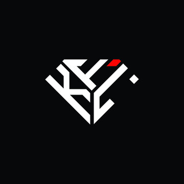 KFL letter logo creative design. KFL unique design