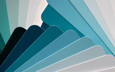 Fototapeta premium background with different shades of blue and cyan colors