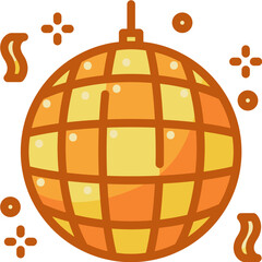 disco ball Two Tone icon