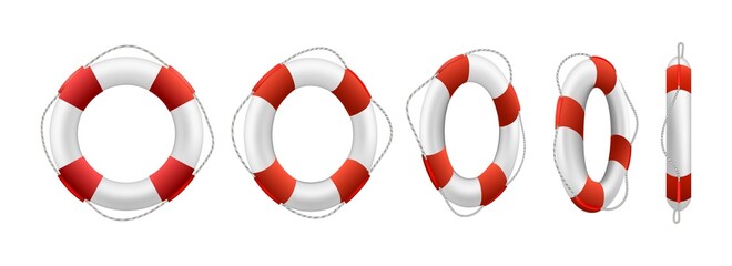 Rescue buoy 3d views