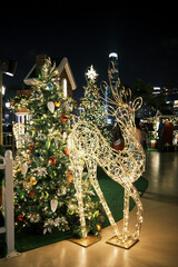 Beautiful lighting deer decoration