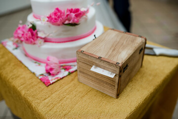 wedding, delicious and very beautiful wedding cake