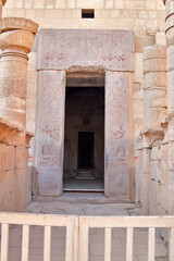 Entrance to palace of Hatshepsut in Luxor, Egypt