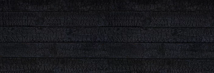 Abwaschbare Fototapete Brennholz Textur verbranntes Holz Hintergrund Brennholzmuster