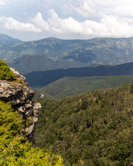 Naklejka premium Beautiful landscape on the slopes of Stara Planina, Serbia