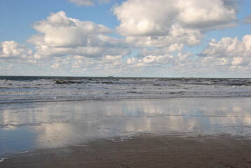 Scheveningen, The Netherlands. Scheveningen beach. north sea coast